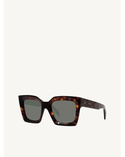 Céline Black Cl40130I Square Sunglasses With Lens