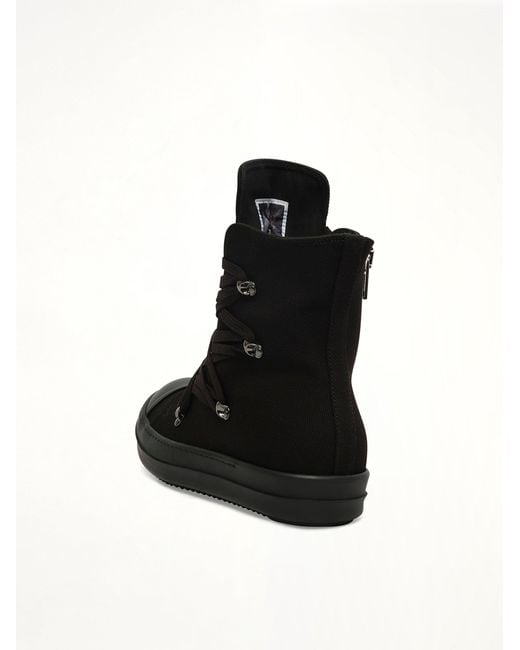 Rick Owens Black Megalace Sneaks for men