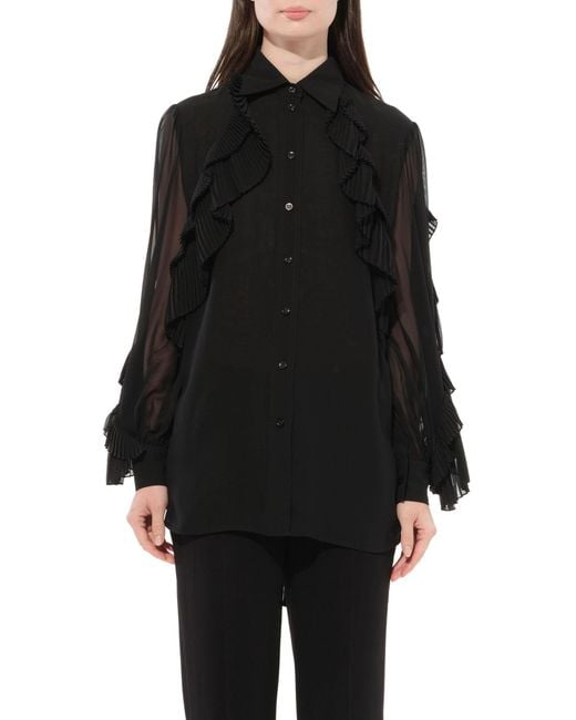 Givenchy Black Long Sleeves Shirts