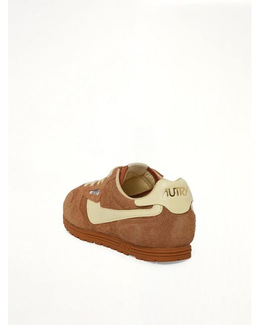 Autry Brown Windspin Low Sneaker for men