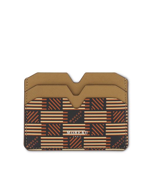 Moreau Metallic Credit Card Wallet 4 Cc, , 100% Leather