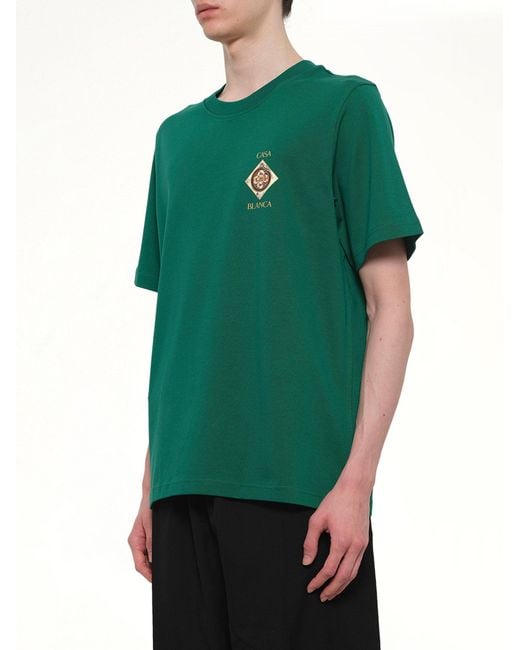 Casablanca Green Plafond Orne De Musique Classic T-Shirt for men