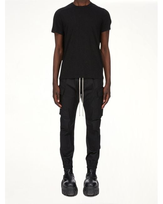 Rick Owens Black Mastodon Megacargo, 100% Cotton for men