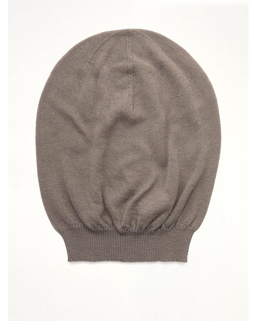 Rick Owens Gray Medium Wool Hat
