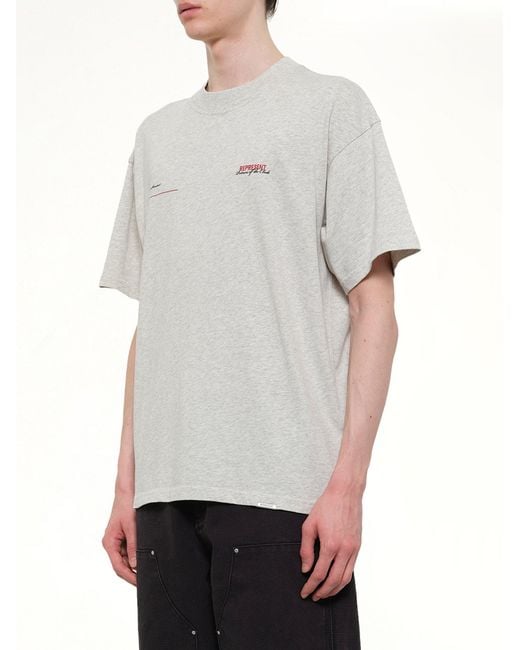Represent Gray Patron Of The Club T-Shirt for men
