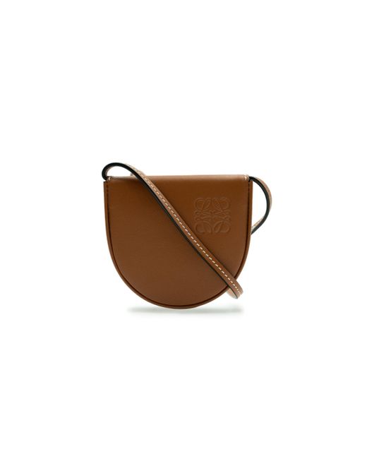 small heel pouch in soft calfskin