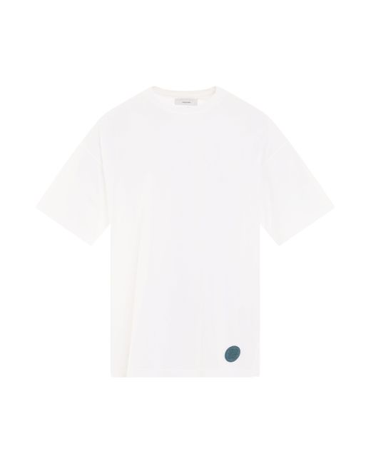 Facetasm Rib Big T-shirt In White for Men | Lyst