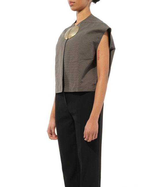 Rick Owens Black Jacket, 100% Leather