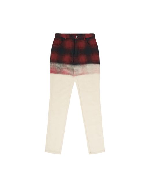 Maison Margiela Multicolor X Pendleton Checked Pants, /, 100% Cotton for men