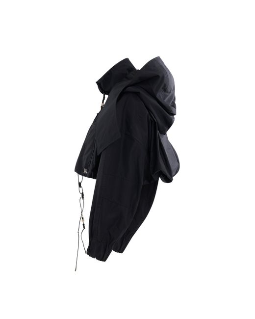 Jacquemus Black Raphia Crop Jacket, Long Sleeves, , 100% Viscose
