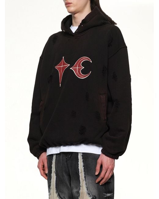 THUG CLUB Black Rock Hoodie for men