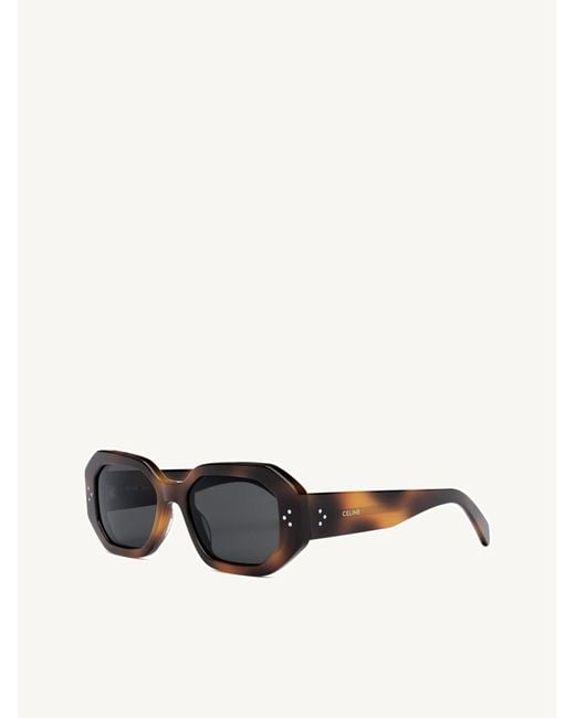 Céline Black Cl40255I Hexagonal Sunglasses