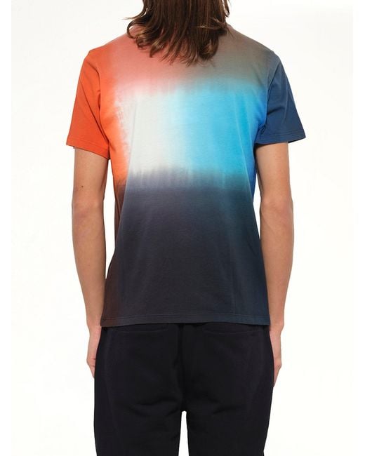 KENZO Blue Classic Crew T-Shirt for men