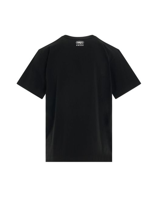 Sacai Black Eric Haze As One T-Shirt, Short Sleeves, , 100% Cotton for men