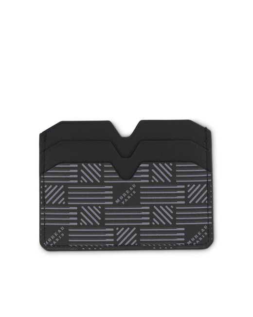 Moreau Black Credit Card Wallet 4 Cc, , 100% Leather