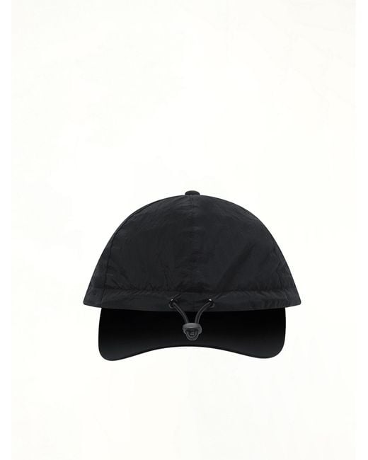Stone Island Black 910001 Nylon Baseball Cap for men