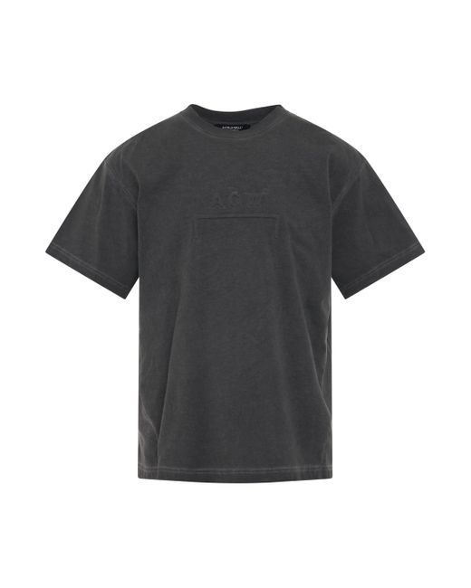 A_COLD_WALL* Black Dissolve Dye T-Shirt, Short Sleeves, , 100% Cotton, Size: Medium for men
