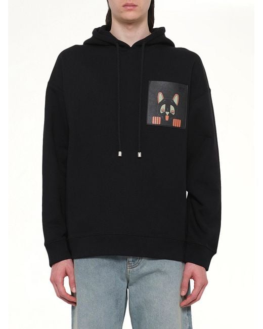 Loewe Black Louis Wain Relaxed Hoodie for men