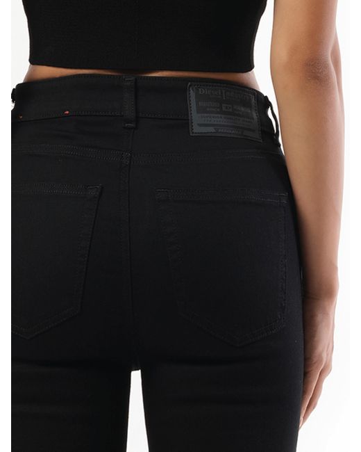 DIESEL Black 1984 Slandy High Jeans, 100% Cotton