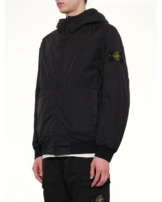 Stone Island Black 4100110 Bomber for men