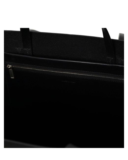 Rick Owens Black Leather Shopper Bag, 100% Calf Leather