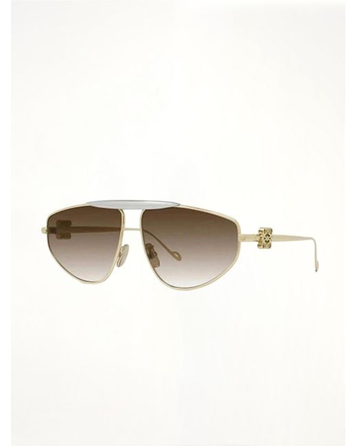 Loewe Metallic Lw40116U 6130F Metal Sunglasses