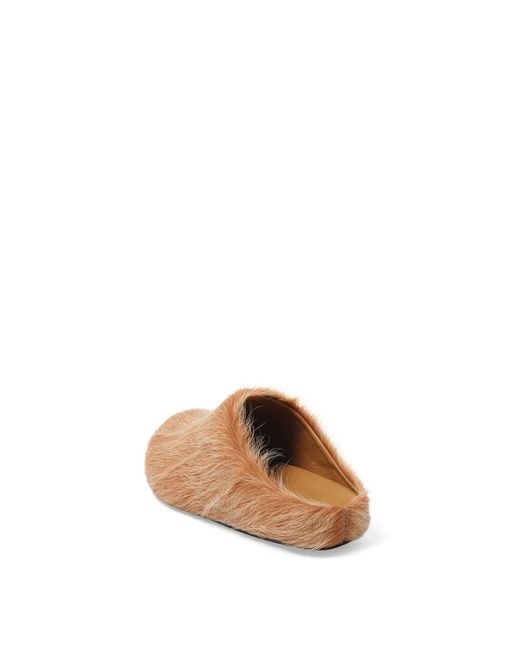 Marni Brown Fussbett Sabot Mule