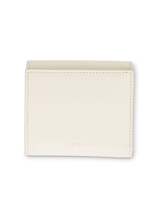 Off-White Jitney Life's Work Quote Leather French Wallet