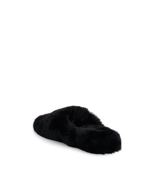 Balenciaga Black Teddy Mule Sandals, , 100% Polyester