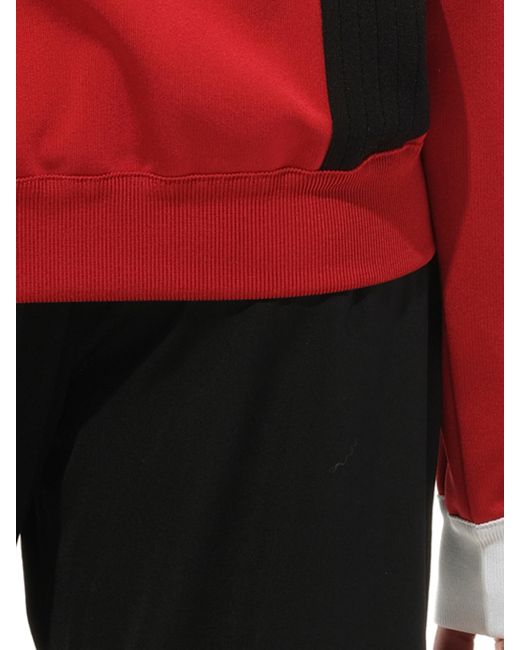 Givenchy Red Zip Tri Turtleneck Sweater, /Blk