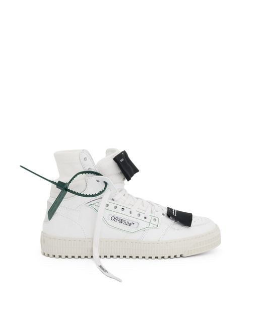 Off-White c/o Virgil Abloh White Off- 3.0 Court Calf Leather Sneakers, /, 100% Rubber for men