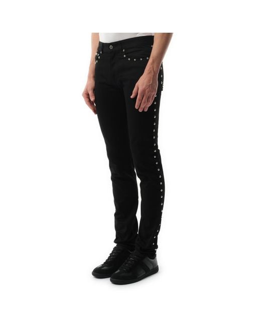 Givenchy Black Studded Jeans for men