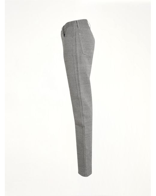 Maison Margiela Gray Regular And Straight Pants, 100% Cotton for men