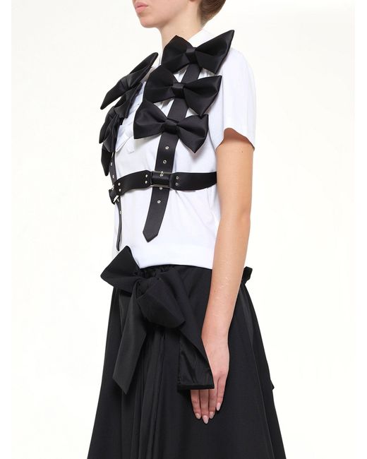 Noir Kei Ninomiya Black Bowtie Vest