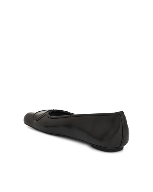 Balenciaga Black Fetish Pump Flat Sandals, , 100% Leather