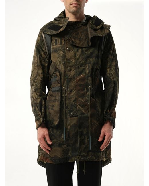 Givenchy Black Podium Dollar Coat for men