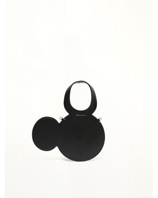 Coperni Black Disney X Crossbody Baby Mickey Tote Bag, 100% Calf Leather