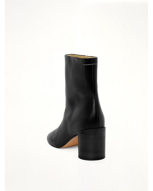 MM6 by Maison Margiela Black Ankle Boots 7Cm