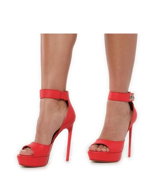 Givenchy Red Shark Shoes