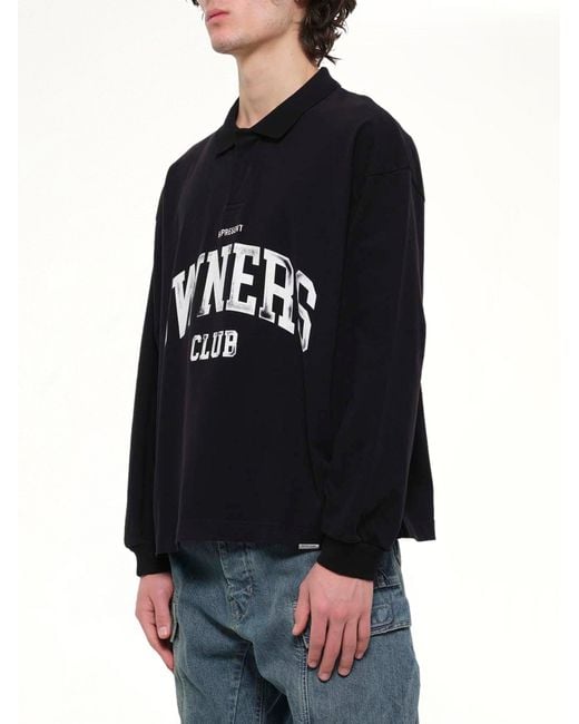 Represent Black Owners Rugby Top for men