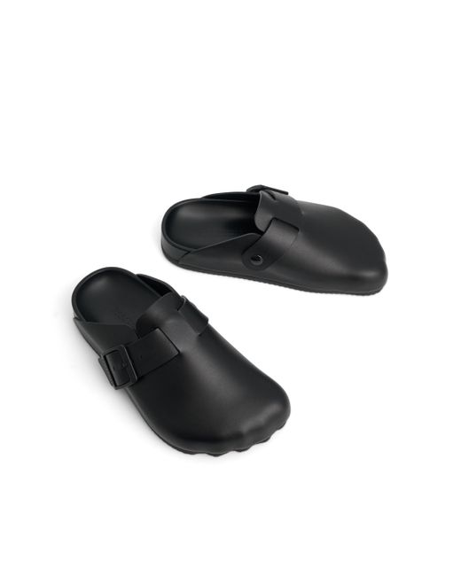 Balenciaga Black Sunday Mule Sandals, , 100% Bovine Leather