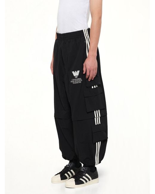 Willy Chavarria Black Adidas X Chavarria Cargo Pant for men