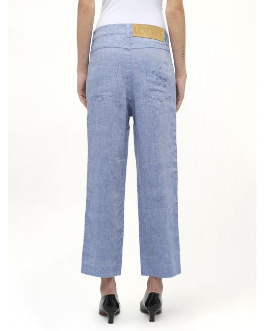 Loewe Blue X Paula Fisherman Pants