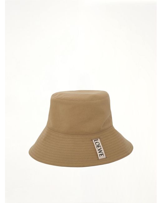 Loewe Natural Fisherman Canvas Hat, 100% Cotton