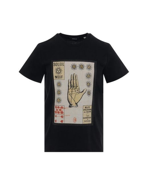 Egonlab Black Sun Nine T-Shirt, Short Sleeves, , 100% Cotton, Size: Medium for men