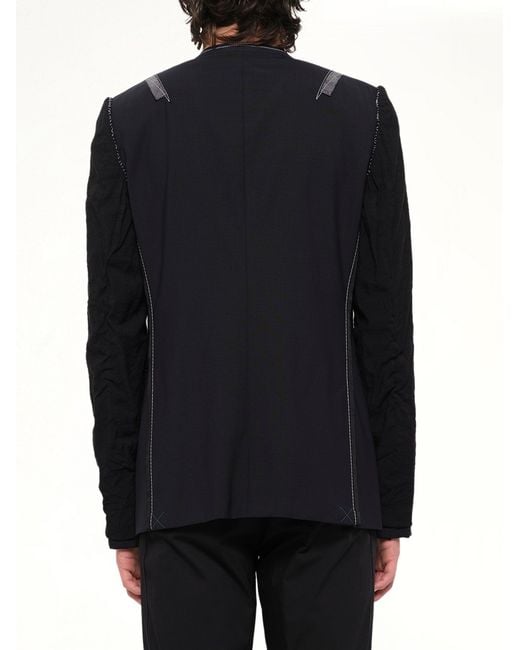 Lanvin Blue Jacket Collar Insideout for men