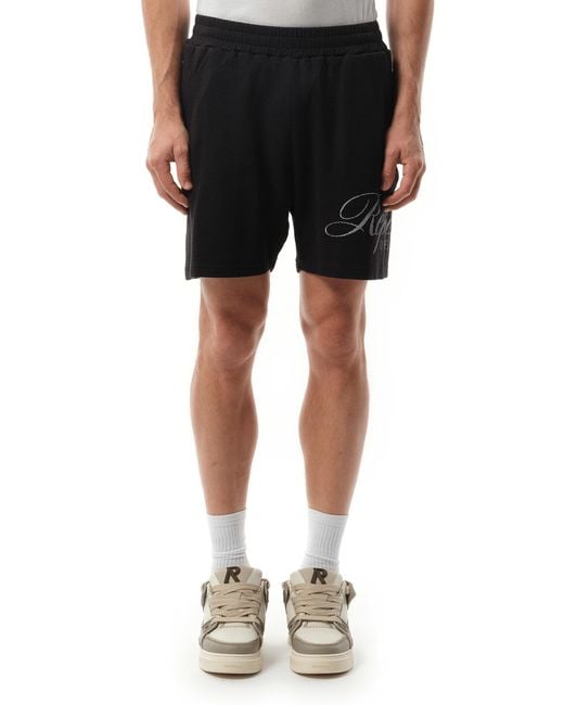 Represent Black Owners Club Script Mesh Shorts for men
