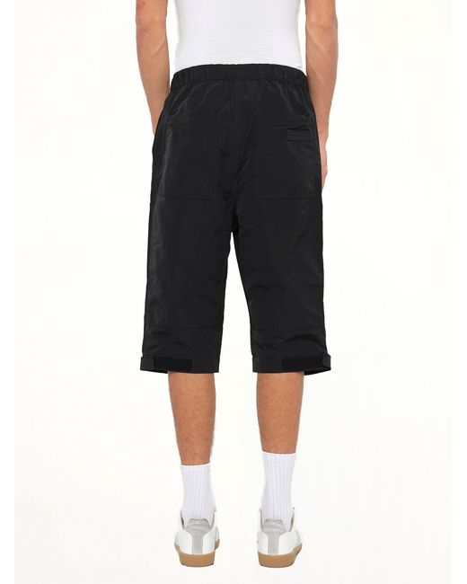Givenchy Black Long Stretch Waist Shorts for men