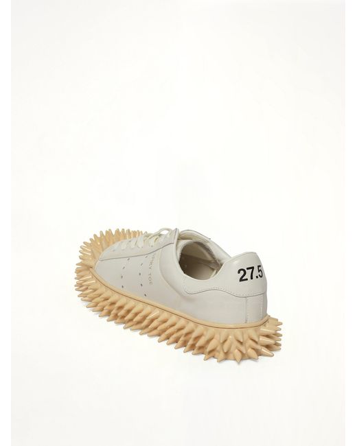 Doublet Natural Spiky Leather Sneaker for men