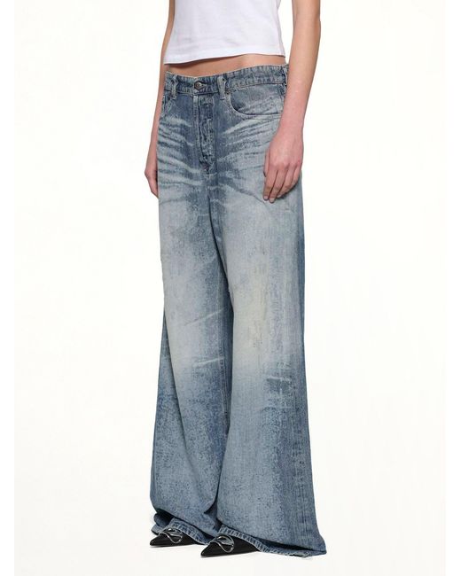 DIESEL Blue 1996 D-Sire-Fsh Wide Jeans